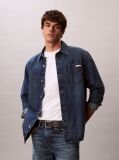Denim 90s Denim Τζάκετ Με Στιλ Πουκάμισου  Άνδρας