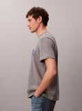 Γκρι T-shirt Με Κεντητό Λογότυπο NYC  Άνδρας