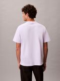Μοβ T-shirt Με Κεντητό Λογότυπο  Άνδρας