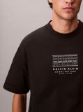 Μαύρο Άνετο T-Shirt Με Graphic  Άνδρας