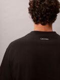 Μαύρο Άνετο T-Shirt Με Graphic  Άνδρας