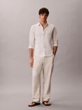 White Oxford Cotton Check Shirt  Men