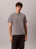 Grey Relaxed Embossed Logo T-shirt  Men