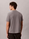 Grey Relaxed Embossed Logo T-shirt  Men