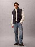 Blue Ultra Light Quilted Puffer Gilet  Men