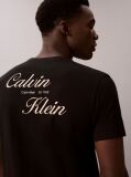 Black Embroidered Logo T-shirt  Men