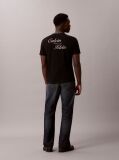 Black Embroidered Logo T-shirt  Men