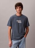 Blue Relaxed Logo T-shirt  Men