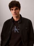 Black Washed Cotton Monogram T-shirt  Men