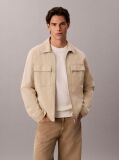 White Waffle Knit Crew Neck Jumper  Men