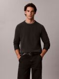 Black Monologo Badge Terry Sweatshirt  Men