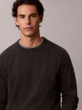 Black Monologo Badge Terry Sweatshirt  Men
