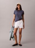 Blue Classic Cotton Logo T-shirt  Women