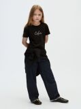 Black Script Logo T-Shirt  Girls