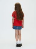Red Script Logo T-Shirt  Girls