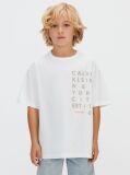 Λευκό T-shirt Με Λογότυπο  Αγόρι