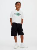 Black Woven Cotton Shorts  Boys