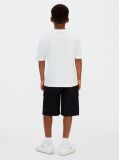 Black Woven Cotton Shorts  Boys