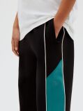 Black Tonal Monogram Colour-Blocked Joggers  Boys
