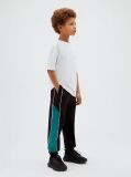 Black Tonal Monogram Colour-Blocked Joggers  Boys