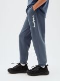 Blue Graphic Logo Relaxed Joggers  Boys