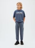 Blue Graphic Logo Relaxed Joggers  Boys
