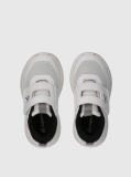White Low Cut Velcro Sneakers  Kids Unisex