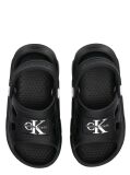 Black Kids Velcro Sandals  Kids Unisex