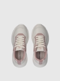 White Low Cut Lace-Up Sneakers  Girls