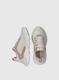 White Low Cut Lace-Up Sneakers  Girls