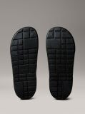 Black One-Piece Signature Logo Sliders  Men