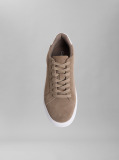 Brown Athena - Suede Signature Logo Trainers  Men