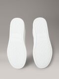 Λευκό Δερμάτινα Sneakers Με Signature Λογότυπο  Άνδρας