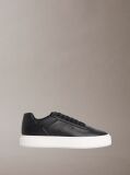Black Premier - Leather Signature Trainers  Men