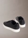 Black Premier - Leather Signature Trainers  Men