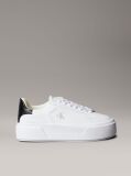 Λευκό Sienna - Δερμάτινα Platform Sneakers Με Λογότυπο  Γυναίκα