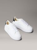 Λευκό Sienna - Δερμάτινα Platform Sneakers Με Λογότυπο  Γυναίκα
