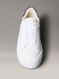 Λευκό Sienna - Δερμάτινα Platform Sneakers Με Λογότυπο  Γυναίκα