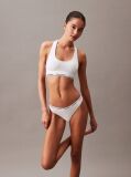 White 3 Pack Thongs - Modern Logo  Women