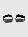 Black Canvas Sliders  Men