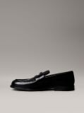 Black Leather Airfit® Cushioned Penny Loafers  Men