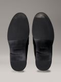 Black Leather Airfit® Cushioned Penny Loafers  Men