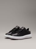Μαύρο Δερμάτινα Sneakers  Γυναίκα
