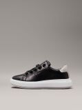 Μαύρο Δερμάτινα Sneakers  Γυναίκα