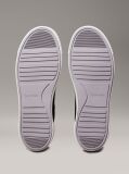 Black Leather Platform Trainers  Women