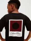 Μαύρο Άνετο T-Shirt Με Τύπωμα Στο Πίσω Μέρος  Αγόρι