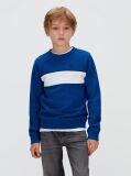 Blue Colourblock Sweatshirt  Boys