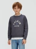 Grey Relaxed Varsity Sweatshirt  Boys