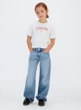 Blue High Rise Wide Leg Jeans  Girls