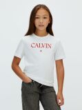 Λευκό T-shirt Με Λογότυπο  Κορίτσι